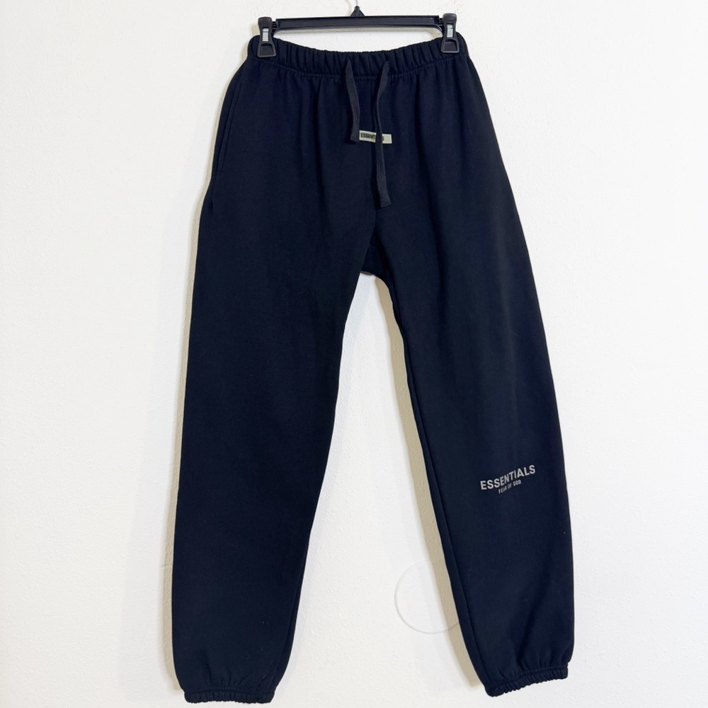 Essentials fear of god logo appliqué sweatpants
